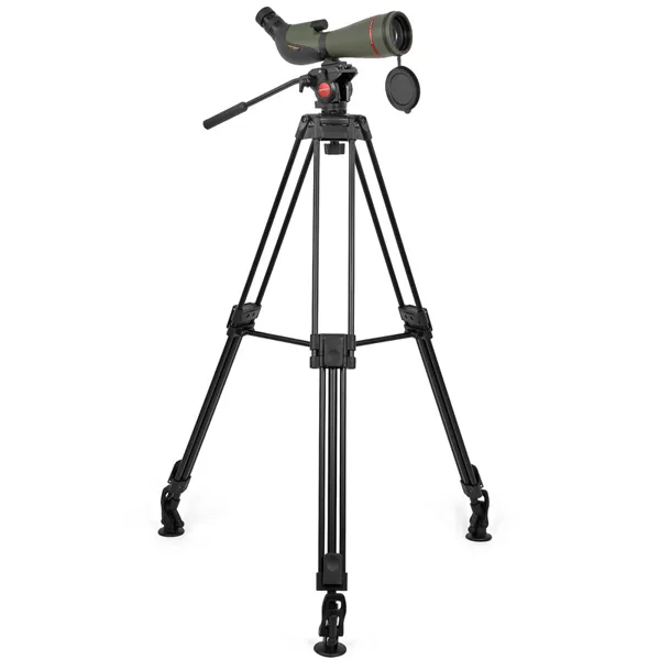 Omegon Zoom-Spektiv 20-60x80 mit Stativ und Neiger